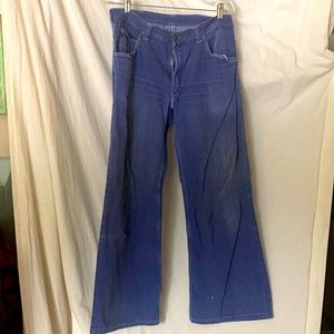 Vintage 1960’s Men’s denim pants 28 inch inseam and  32 inch waist